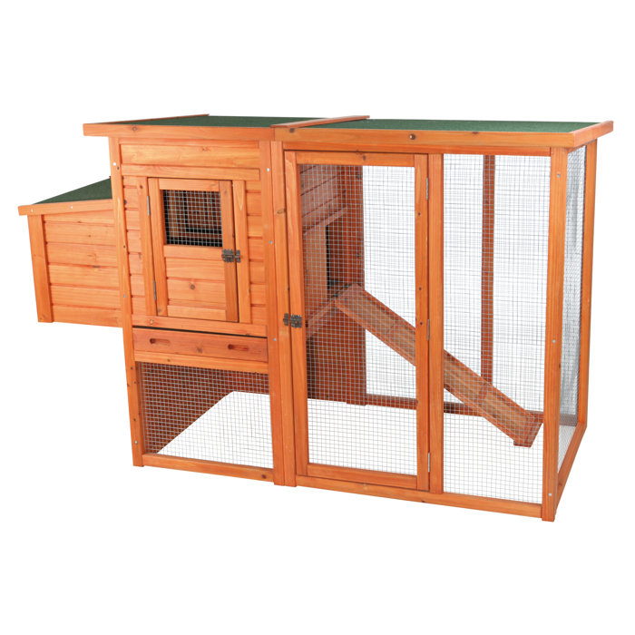 Archie & Oscar™ Freddy Chicken Coop with Chicken Run/Nesting Box